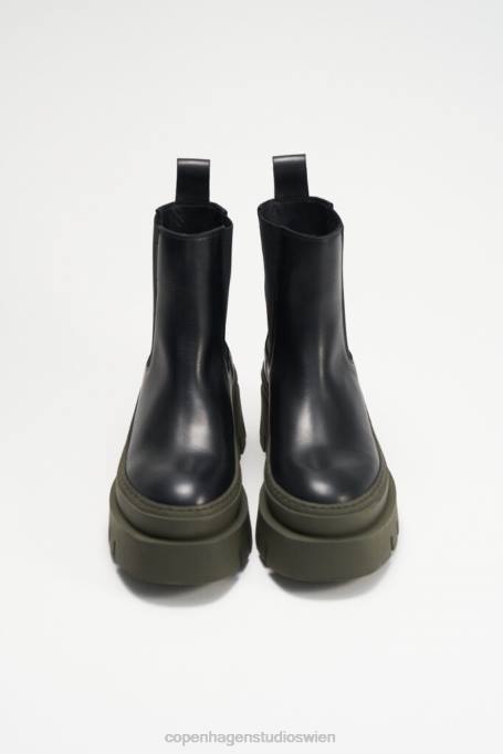 COPENHAGEN STUDIOS Schuhwerk Frauen Schwarz Grün 686 Vitello 806N141